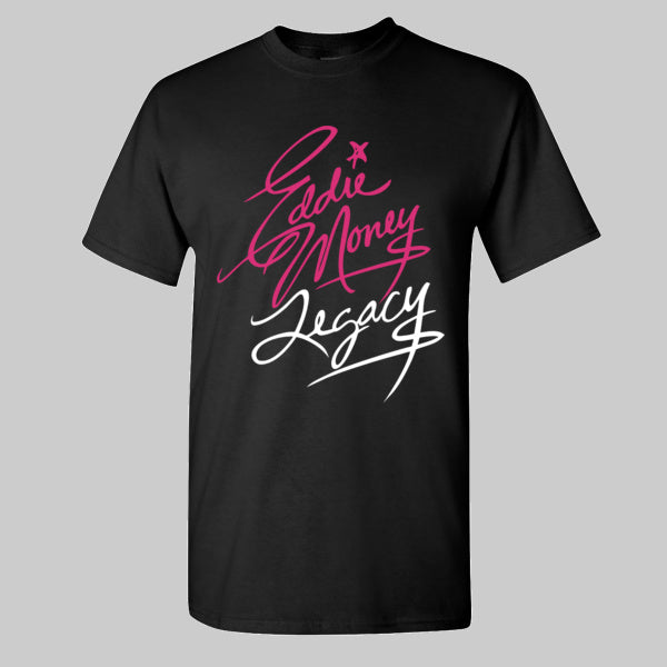 Official Eddie Money Legacy Signiture T-Shirt