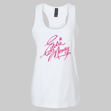 Load image into Gallery viewer, Official Eddie Money Signiture Ladies Racerback Tank
