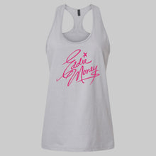 Load image into Gallery viewer, Official Eddie Money Signiture Ladies Racerback Tank
