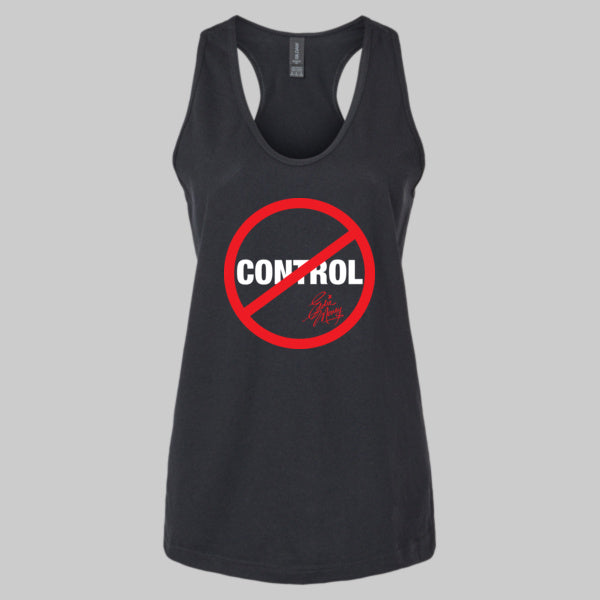 Official Eddie Money No Control Ladies Racerback Tank