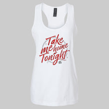 Load image into Gallery viewer, Official Eddie Money Take Me Home 2 Nite Ladies Racerback Tank
