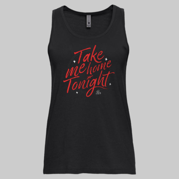 Official Eddie Money Take Me Home 2 Nite Ladies Tank Top